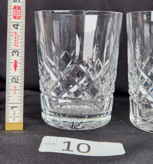 k10- Set of 4 Waterford Crystal Lismore Double Old Fashioned tumblers - Image 3
