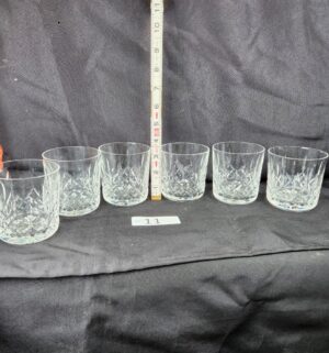 k11- Set of 6 Waterford Crystal Lismore Pattern Tumblers