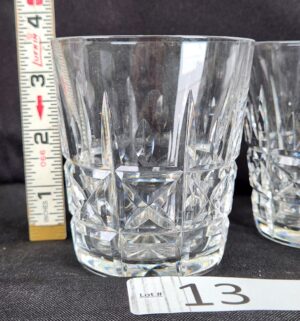 k13- Set of 6 Waterford Crystal Double Old Fashioned glasses in the discontinued Kylemore pattern - Image 3