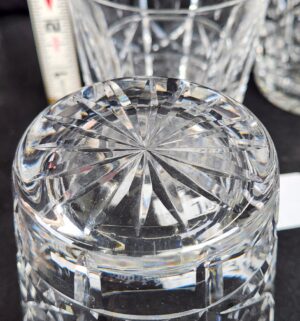 k13- Set of 6 Waterford Crystal Double Old Fashioned glasses in the discontinued Kylemore pattern - Image 4