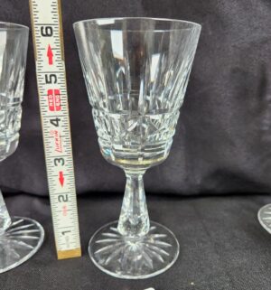 k15- Set of 6 Waterford Crystal water goblets in the Kylemore pattern - Image 3