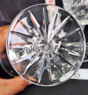 k16- Set of 4 Waterford Crystal goblets in the iconic Lismore pattern - Image 4
