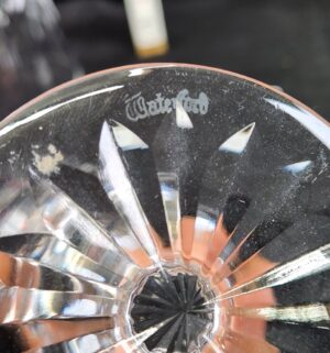 k16- Set of 4 Waterford Crystal goblets in the iconic Lismore pattern - Image 5