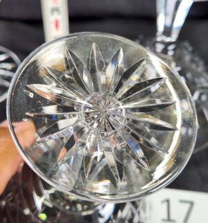 k17- Set of 6 Waterford Crystal Kylemore Pattern Champagne Coupes - Image 5
