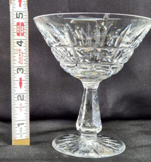 k18- Set of 5 Waterford Kylemore Champagne Dessert Glasses. 1 is chipped - Image 3