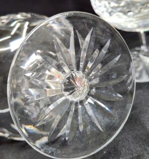 k19- Set of 4 Waterford Crystal brandy glasses in the Kylemore pattern - Image 4
