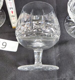 k19- Set of 4 Waterford Crystal brandy glasses in the Kylemore pattern - Image 5