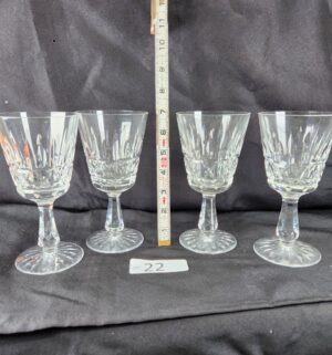 k22- Set of 4 Waterford Crystal Kylemore pattern wine glasses