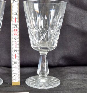 k22- Set of 4 Waterford Crystal Kylemore pattern wine glasses - Image 3