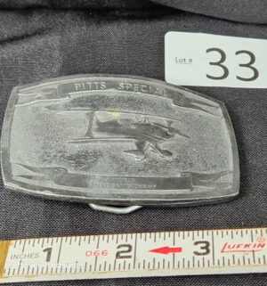 k33- Pitts Special biplane World Aerobatic Champ buckle