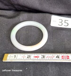 k35- natural jadeite bangle bracelet