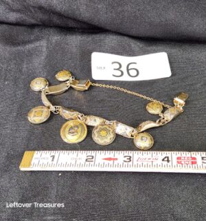 k36- MCM Damascene-style bracelet