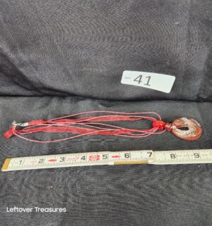 k41- handcrafted Murano glass pendant necklace