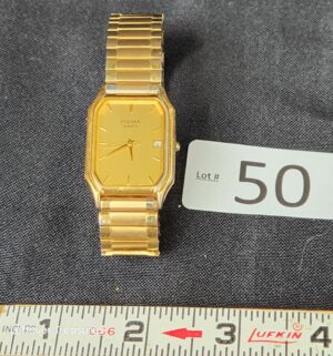 k50- Vintaeg Pulsar gold tone watch