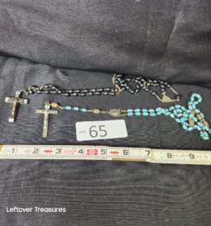 k65- vintage Catholic rosaries
