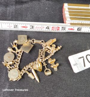 k70- vintage charm bracelet
