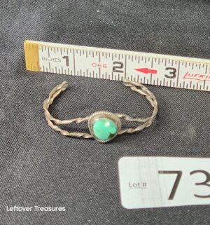 k73- vintage Navajo sterling silver cuff bracelet