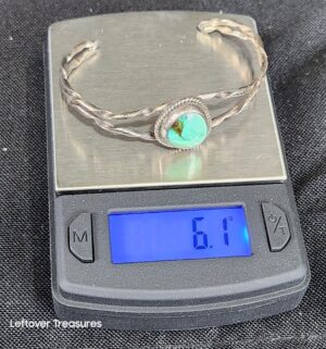 k73- vintage Navajo sterling silver cuff bracelet - Image 3