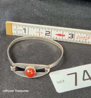k74- sterling silver cuff bracelet