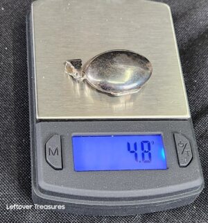 k75- sterling silver locket necklace - Image 4