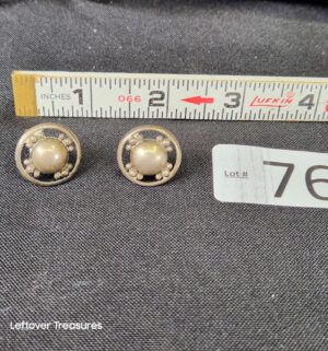 k76- antique sterling silver earrings