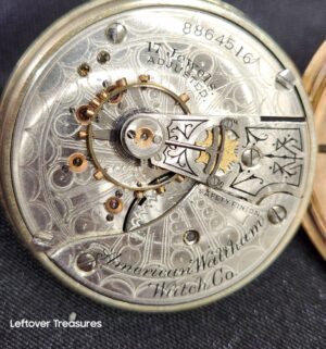 k85- 1898 American Waltham Pocket Watch. 17 Jewels. Does not run - Image 4