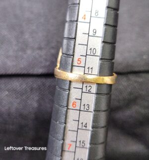 k91- 14k gold (tested) large oval smoky quartz gemstone ring - Image 4