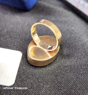 k92- 14k gold (tested) Priday plume agate gemstone Ring - Image 3