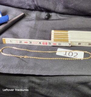 k102- natural gold nugget pendant & 14k Italy Gold Chain. Both tested - Image 4