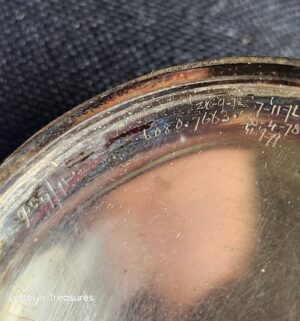 k103- antique pocket watch sterling silver paircase verge fusee pocket watch from 1834 - Image 9