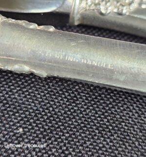 k106- Sm. Knives. Sterling Silver Handle. International Prelude - Image 3