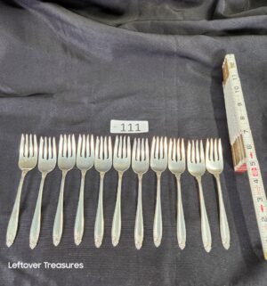 k111- Salad Forks. Sterling Silver. International Prelude