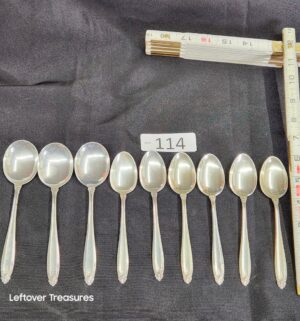 k114- Spoons/Soup Spoons. Sterling Silver. International Prelude