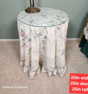 j1- Vintage Craft Table w/ Skirt