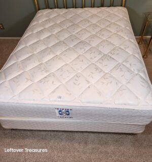 j11- Queen Sealy BackSaverx Leland 2. Frame & Headboard Sold Separtely