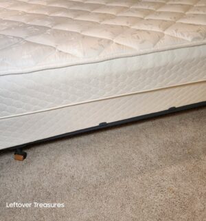 j11- Queen Sealy BackSaverx Leland 2. Frame & Headboard Sold Separtely - Image 4