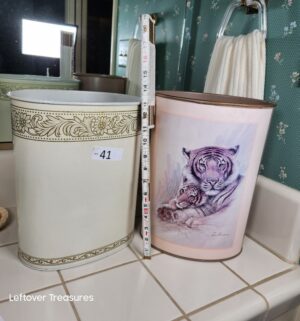 j41- Tin Waste Baskets - Image 1