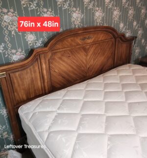 j44- Cal King Sealy BackSaverx. Complete Set w/ Frame & Headboard. Buyer must take all - Image 6