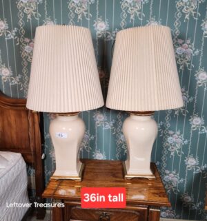 j45- Pair of 1990s Lamps - Image 1