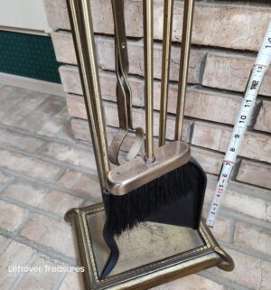 j54- Brass Fireplace Tools - Image 2