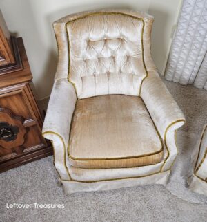 j73- Hollywood Regency-style lounge chairs. Swivel/Rocker base - Image 2