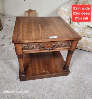 j76- End Table w/ Drawer by Lane - Image 1
