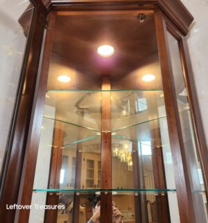j82- Philip Reinisch Lighted Curio Cabinet - Image 2