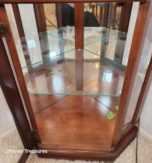 j82- Philip Reinisch Lighted Curio Cabinet - Image 3