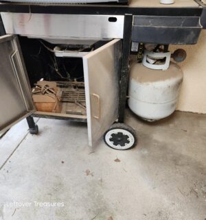 j103- Weber Genesis Silver Gas BBQ. w/ empty tank - Image 5