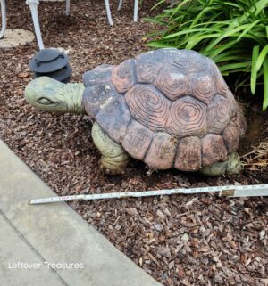 j325- Very Large. SOLID CEMENT Garden Tortoise. Hydraulic Platform Lift Available for Loading Only. - Image 1