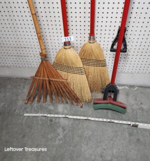 j113- brooms, brush, rake - Image 1