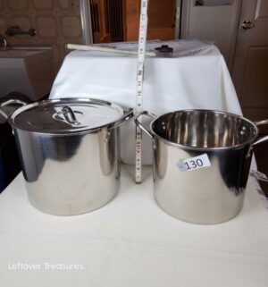 j130- two stock pots - Image 1