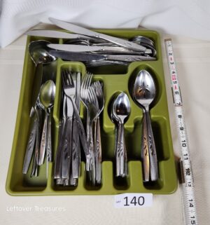 j140- Oneida Stainless flatware set - Image 1