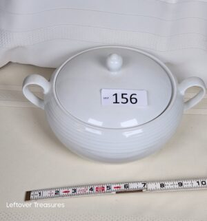 j156- Arctic White Covered Dish by Noritake - Image 1